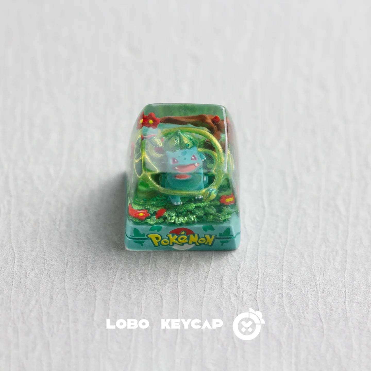 Pokemon Bulbasaur Squirtle Keycap Transparent Keyboard Accessories Anime Cute Resin Shrink Drip Glue Keycaps Oem Esc Original C4
