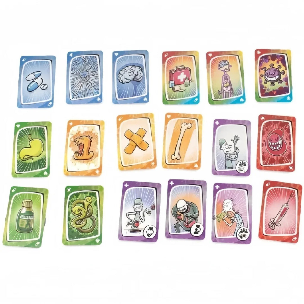 Interesting Virus Infected Card Game English Version Tabletop Card Interactive Game for Family Gatherings Couples Adult Parties