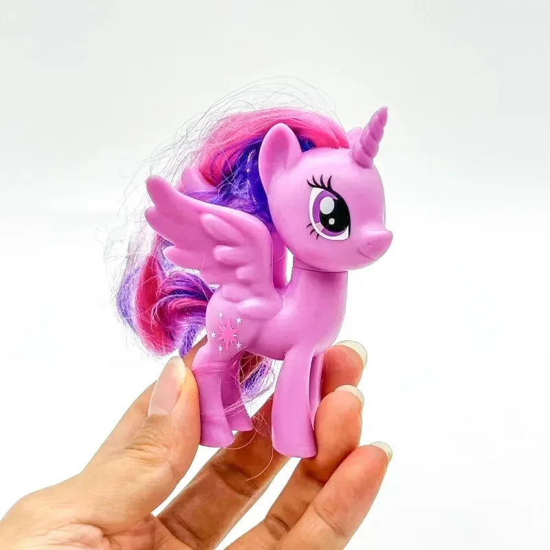 Hasbro My Little Pony Twilight Sparkle Anime Cartoon Cute Doll Toy  Action Figures Model Collection Ornaments Kids Birthday Gift