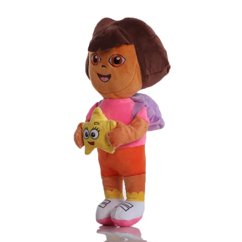 Hot Sale 25cm Genuine Love Adventure of Dora Monkey Boots Swiper Plush Toys Stuffed Soft Anime Dolls for Kids Birthday Gifts