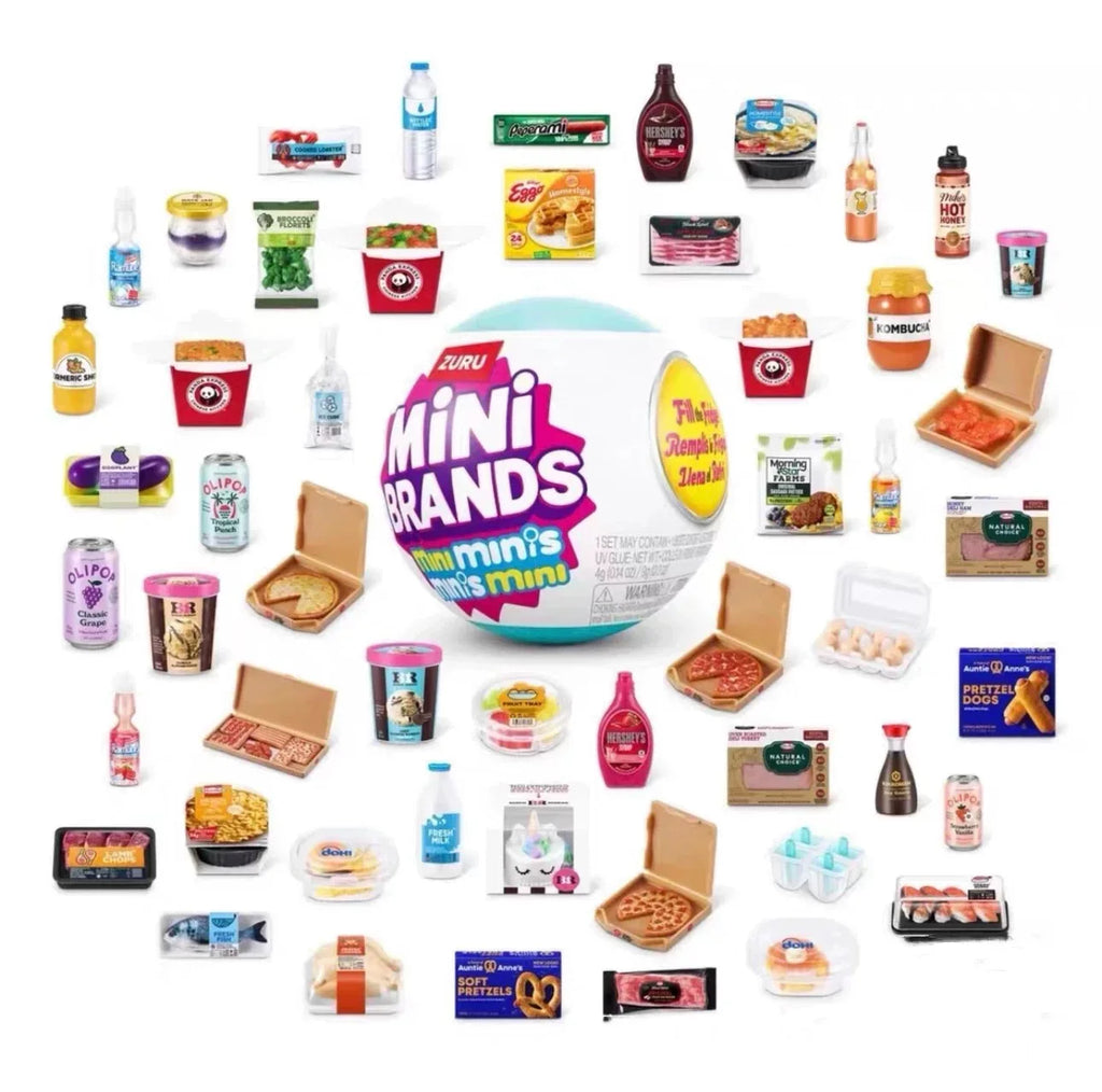 Mini Brands Fridge Mystery Ball Capsule Blind Box Set Play Kitchen Miniature Refrigerator Toys Cute Ornament Kids Birthday Gifts