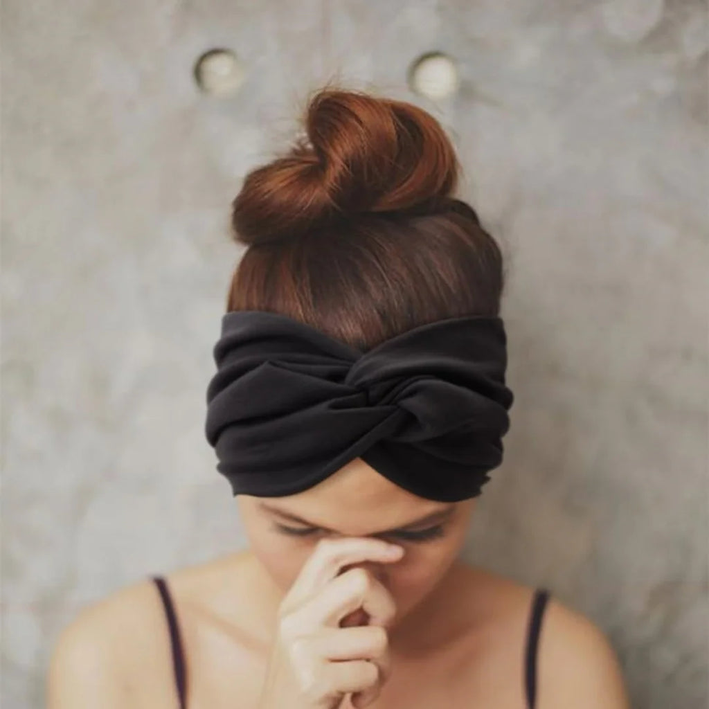 Loose Sports Headband for Women, Yoga Elastic Headband for Running, Tied Headband for Sports Hair Accessories