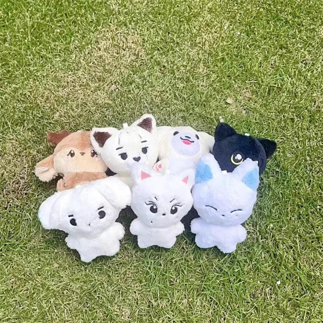 Kpop  Plush JUNGWON HEESEUNG JAY JAKE SUNGHOON Stuffed Toys Keyring Kawaii Cartoon Pendant Accessories Bag Fans Gift