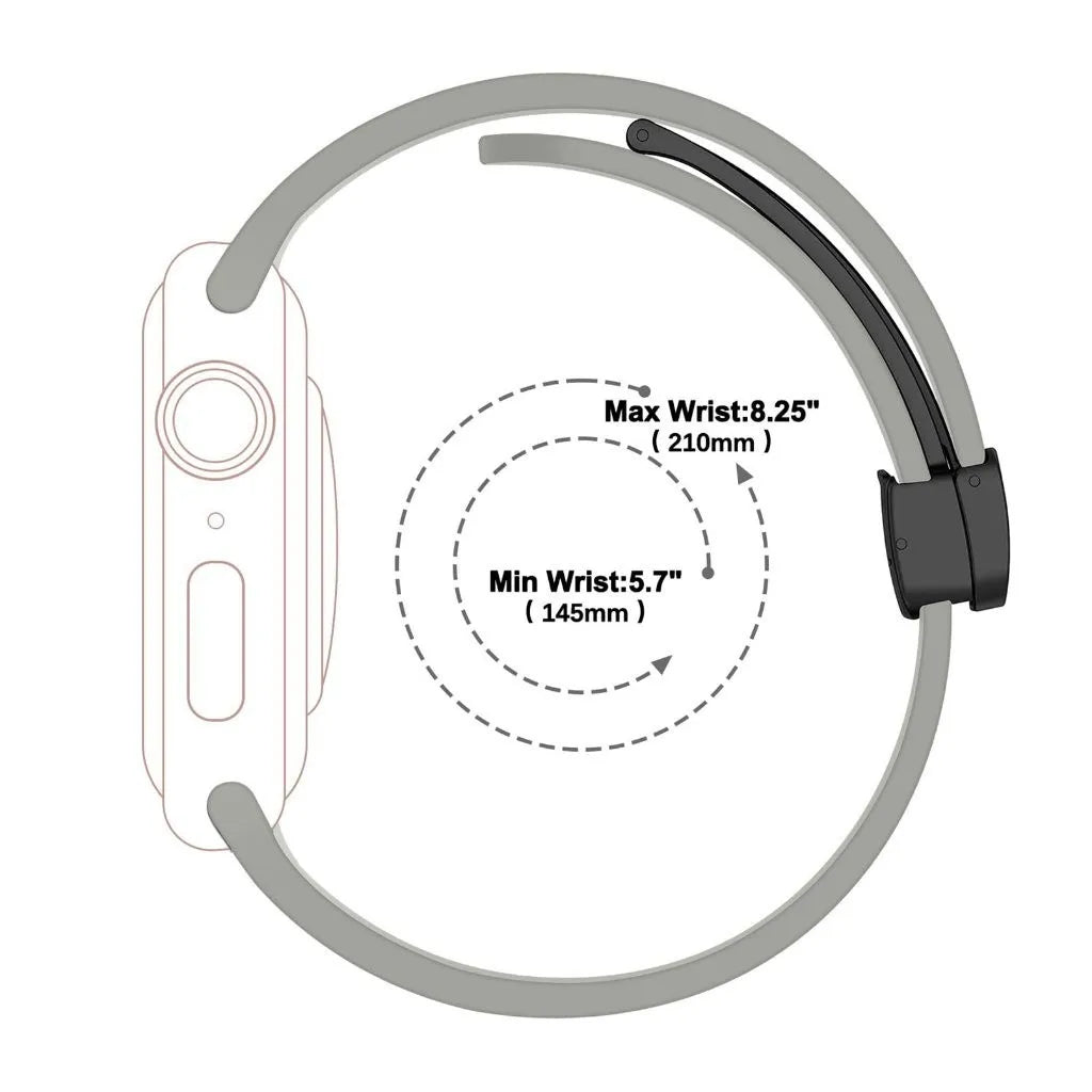 Magnetic Strap For Apple watch ultra band 49mm 45 mm Silicone Bracelet iWatch Series 7 8 se 6 5 3 44mm 45mm 40mm 41mm 42mm 38mm