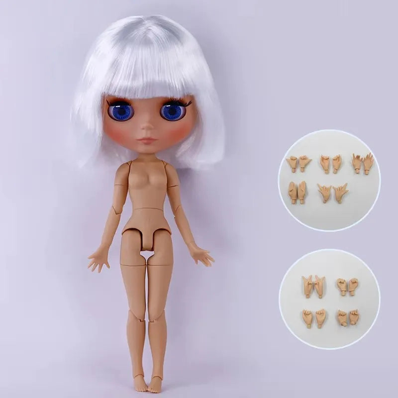 ICY DBS Blyth Doll Tan Skin Matte Face With Eyebrows Special Price 1/6 BJD JOINT body Neo Christmas Gift Anime