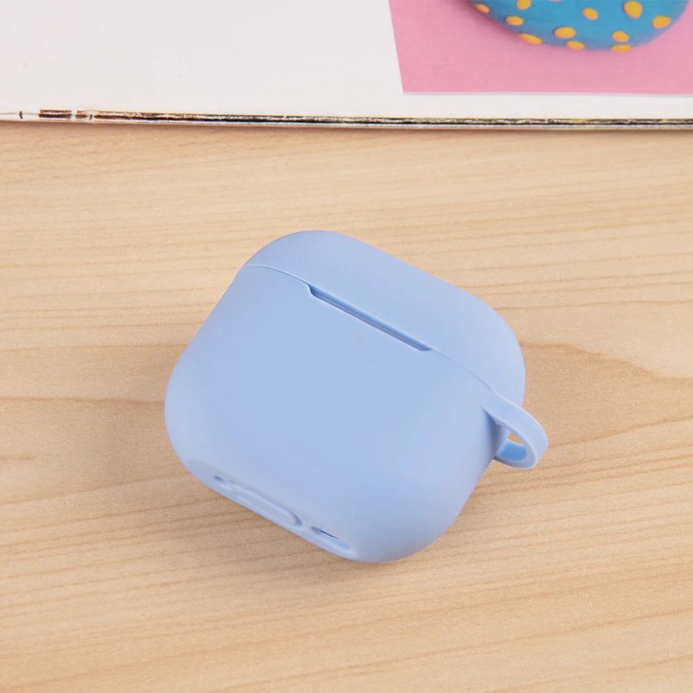 Wireless Headset Silicone Cover For AirPods 4 4th Generation 2024 Case For AirPods4 Air Pods 4 Coque Soft TPU Fundas With Hook
