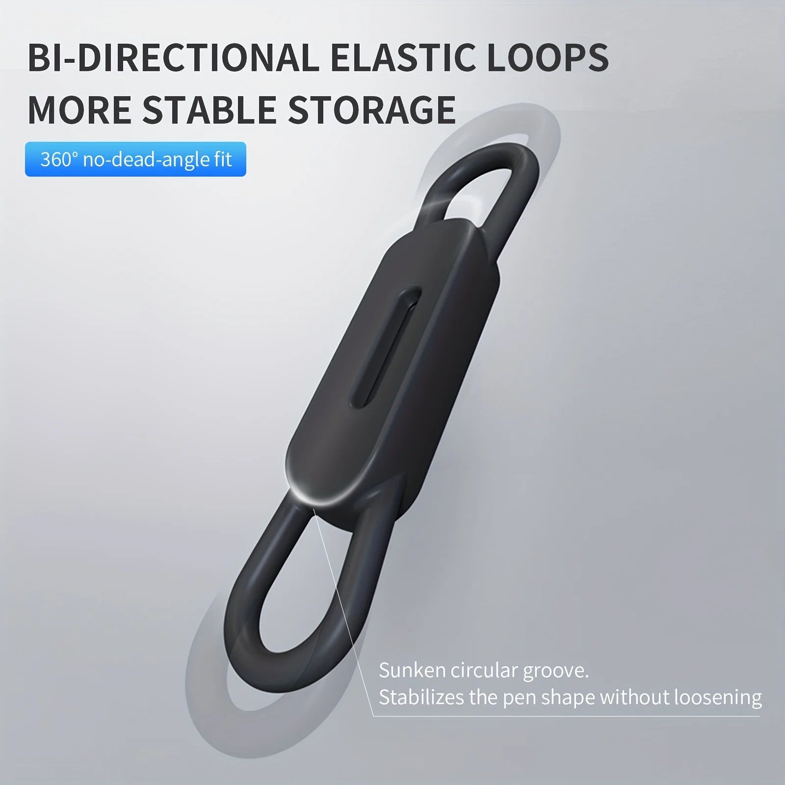 Magnetic Pen Holder Office Whiteboard Adhesive Pencil Hooks Adjustable Silicone Magnet Marker Holder For Refrigerator Blackboard
