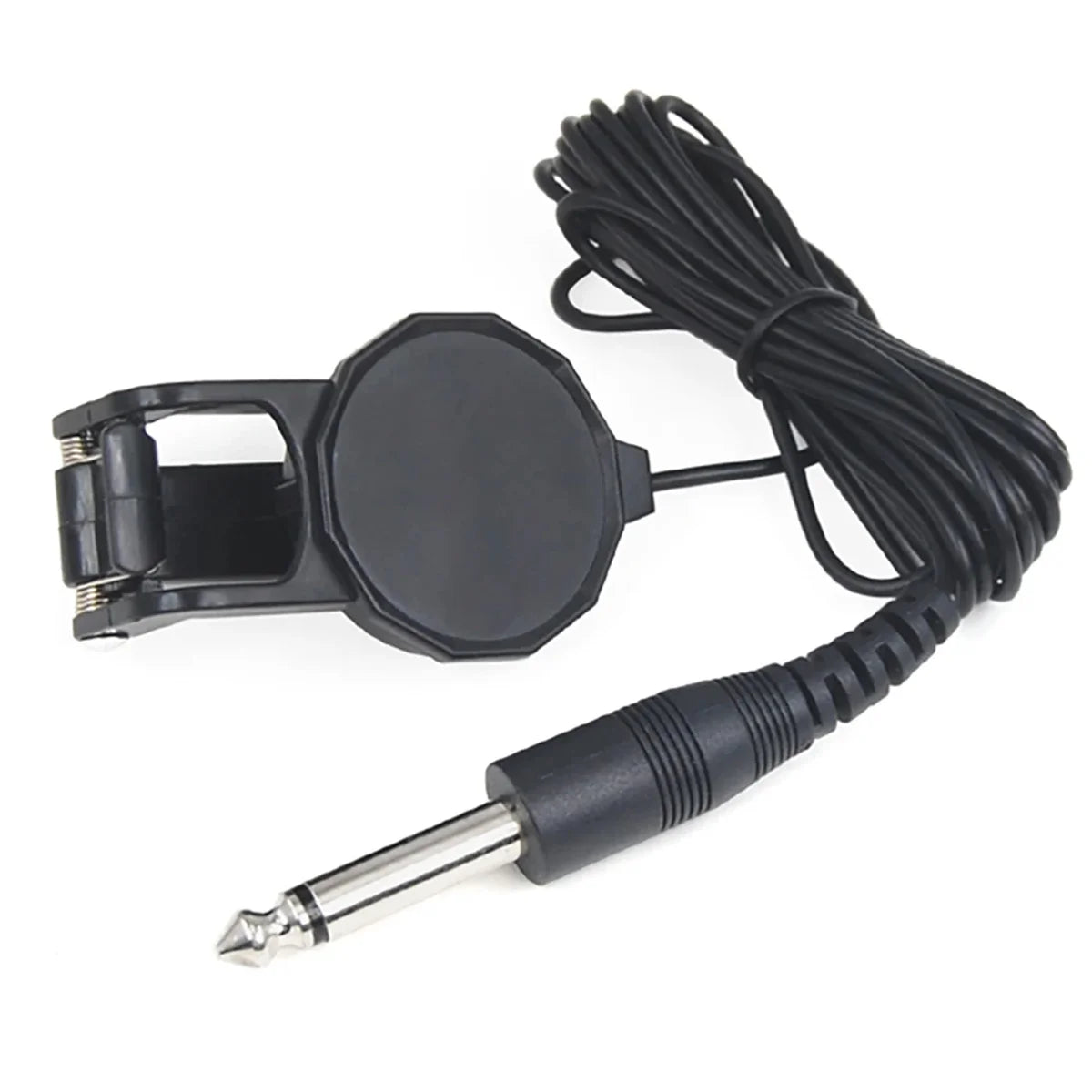 Audio Jack Clip On Pickup for Acoustic Guitar\Mandolin\Bouzouki\Violin\Banjo\Ukulele Length 2.5 M Sound Pickup Transducer