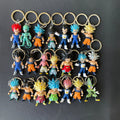 Dragon Ball Son Goku Mini Cute Kawaii Keychain Action Figure Anime Model Cartoon Bag Doll Pendant Figurine Toys Gift 1pcs Random