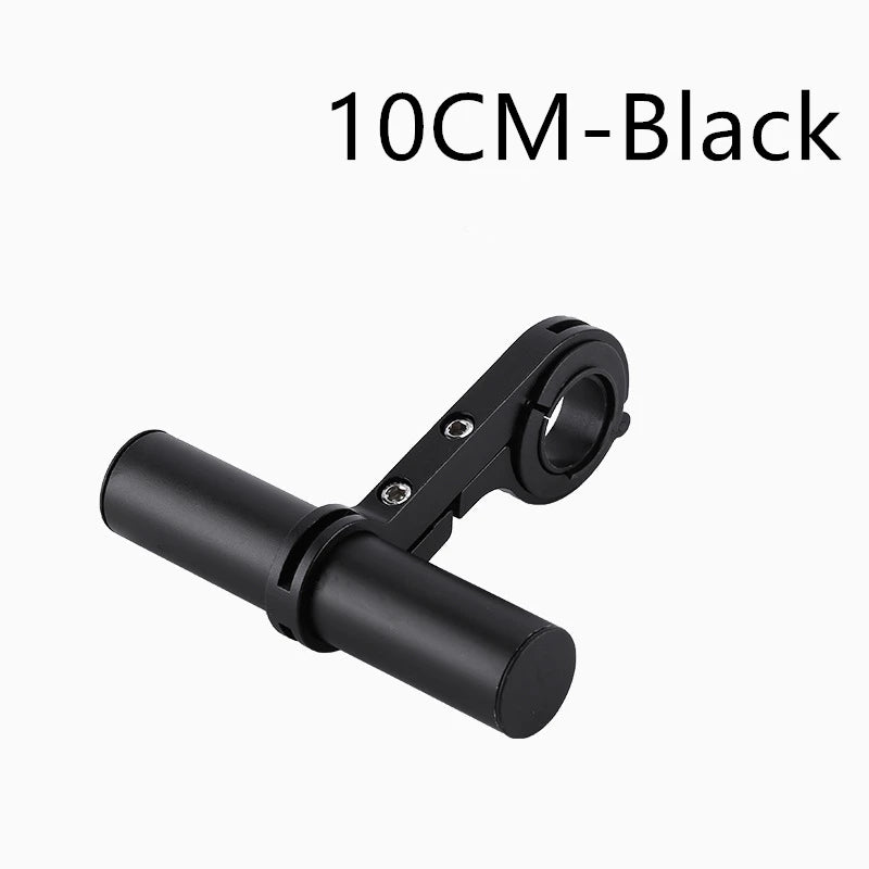 10/20/30cm Bicycle Handlebar Extended Bracket MTB Headlight Mount Extented Bar Road Mountain Bike Handlebar Extender Rack Parts