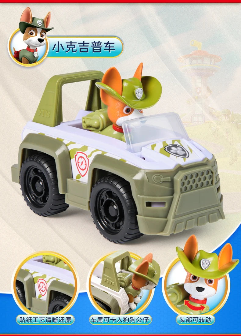 Original Paw Patrol 10kinds Figures Ryder Tracker Everest Chase Rex Skye Rocky Marshall Zuma Action Figure Birthday Gift Toy