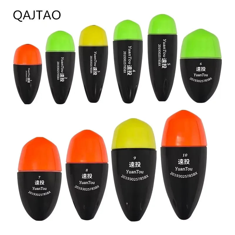 Luminous Fishing Float Set High Sensitivity Buoy Adjustable Red&Green Color Bobber Waterproof Electronic Fishing Floats