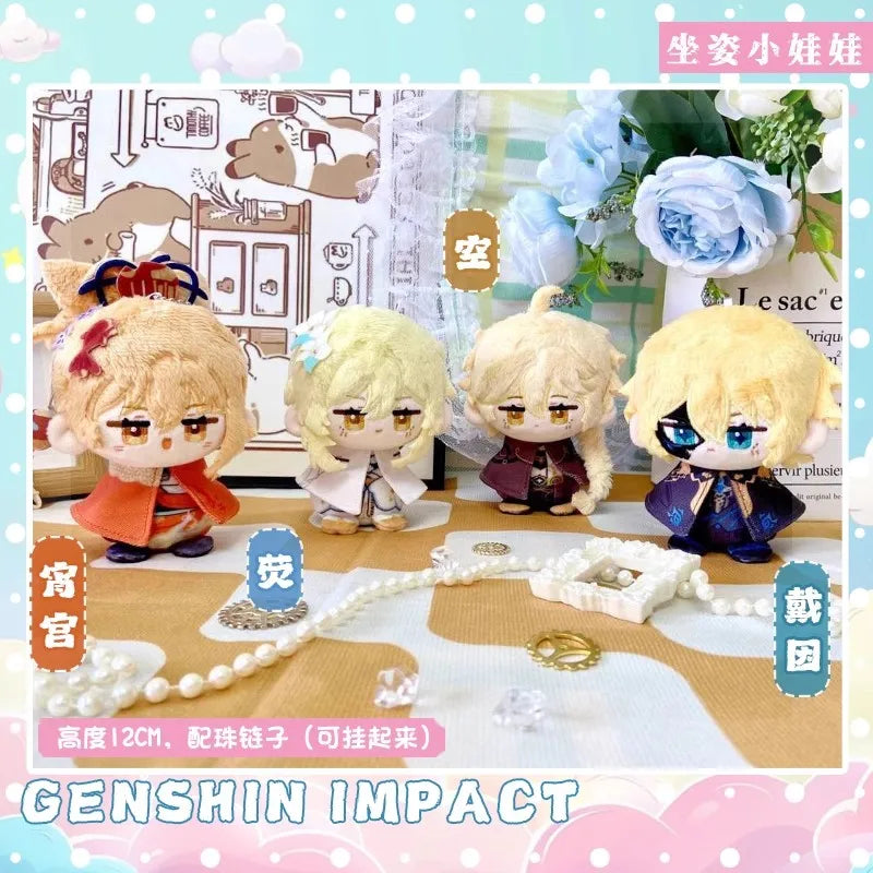 Genshin Impact Plush Doll Sandrone Columbina Yae Miko Arlecchino Sigewine Yae Miko Game Cosplay Stuffed Kids toy Illuga gift