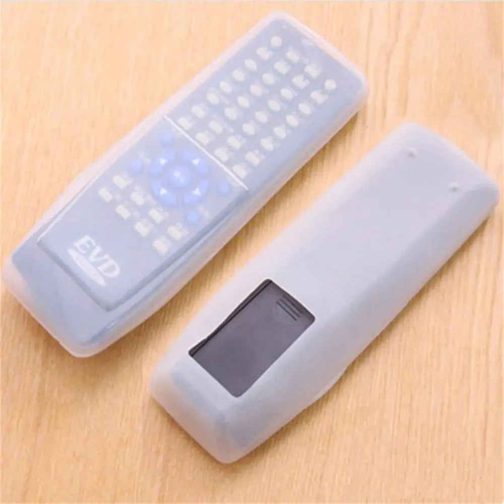 1PC Silicone TV Air Condition Remote Control Protective Case Transparent Waterproof Dust-proof Storage Bag
