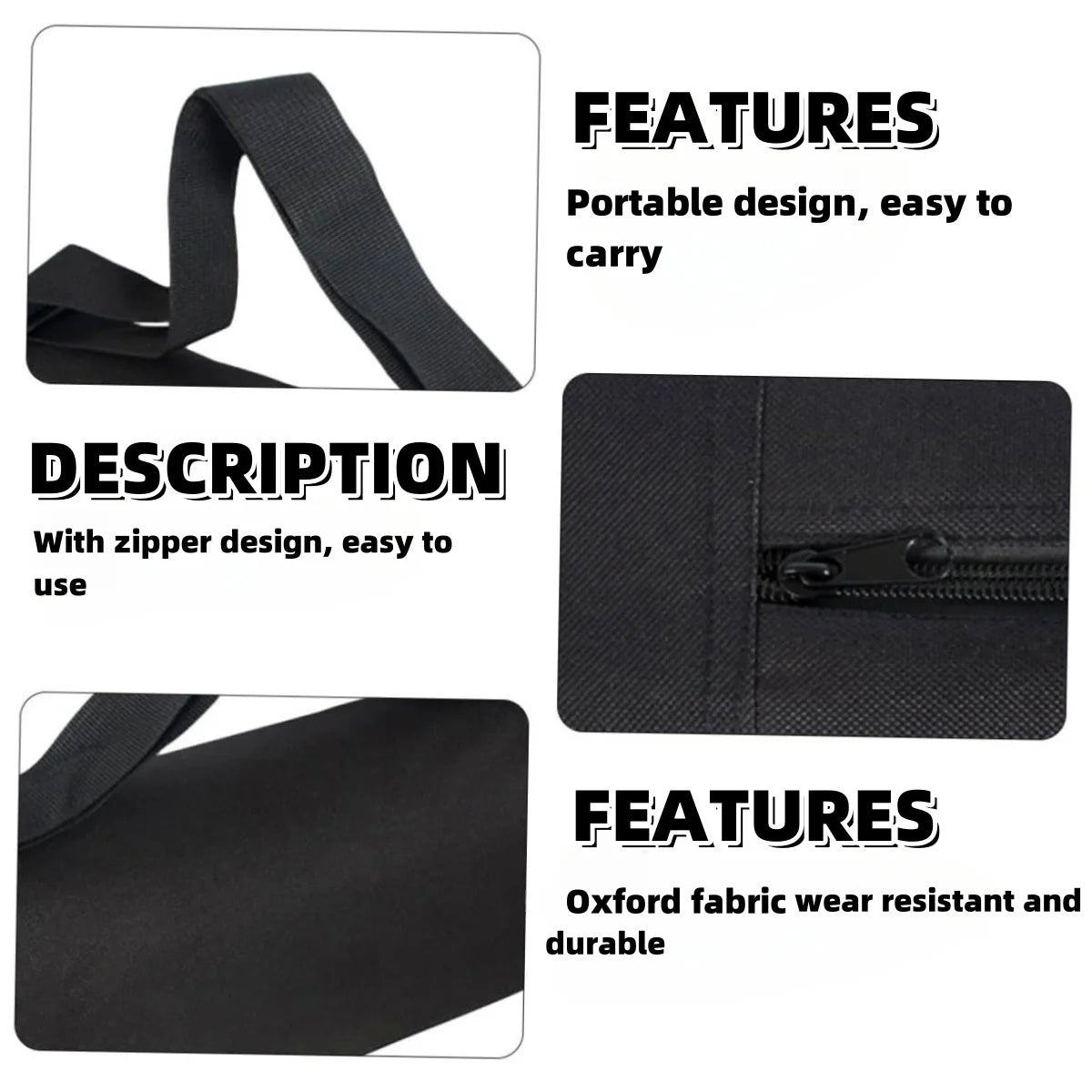 Portable Tripod Carrying Case Hand Bag/Tripod Storage Bag w/Strap/for Standing tripod Microphone Stands Storage(40-84cm)