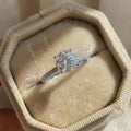 925 Sterling Silver Gorgeous Shiny Zircon Round Rings for Women Anniversary Marry Luxury High Quality Fine Jewelry Gift