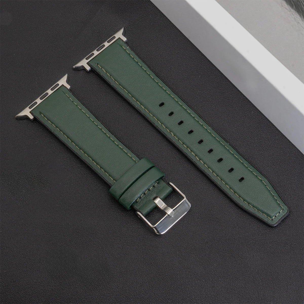 Leather Band Strap for Apple Watch Band Ultra 3 49mm 11 10 9 8 7 46 45 41mm High Quality for IWatch Series 6SE54 44 40mm Correa