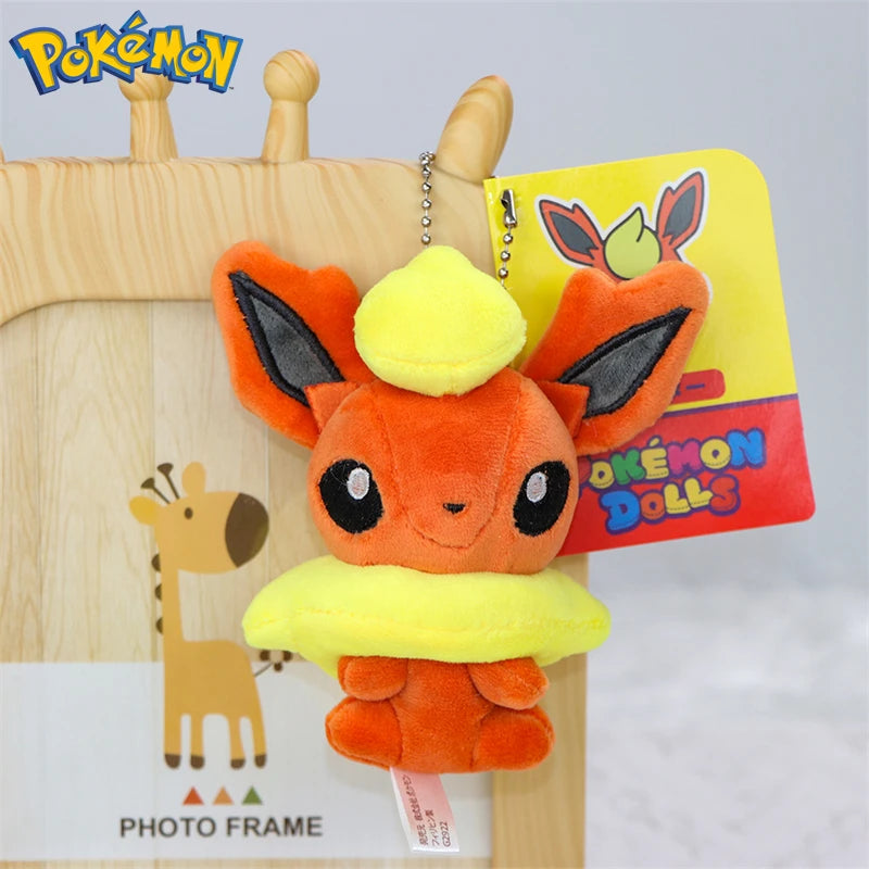 Pokemon Eevee Umbreon Sylveon Espeon Vaporeon Plush Toys Keychain Gengar Duskull Haunter Flareon Stuffed Peluche Doll Gifts Kids