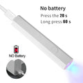 YIKOOLIN UV Light for Gel Nails Mini UV Nail Lamp Professional LED Light for Curing Gel Polish 2 Timing Modes for DIY Home Salon