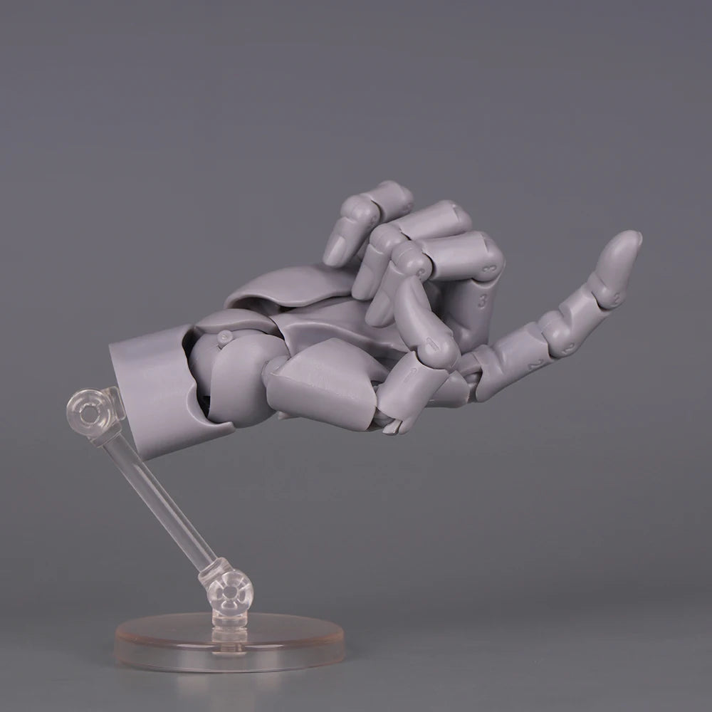 New 1/2 Palm Mini Articulated Action Figure - Anime Character Base Model with Movable Joints - Gashapon Artist Reference Tool