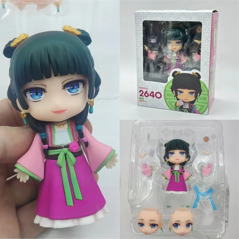 10CM The Apothecary Diaries Kusuriya no Hitorigoto Jinshi Articulated Action Figure Collectible Desktop Ornament Model Kit Gift