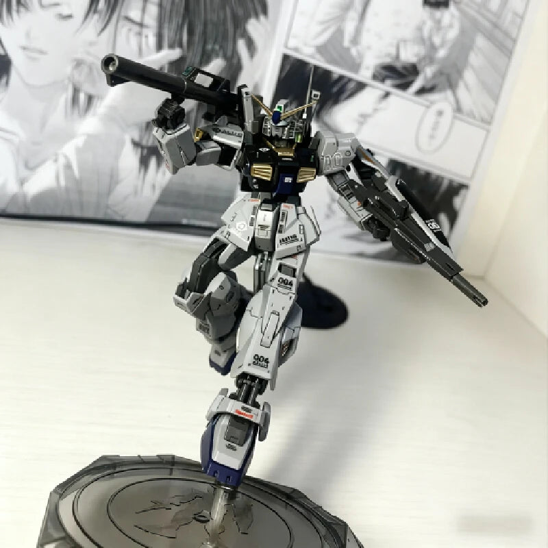 New HG 1/144 RX-178 MK-II 21st Century Real Color Scheme Assembly Model Kit Action Figures Decoration Toy Gift for Collectors