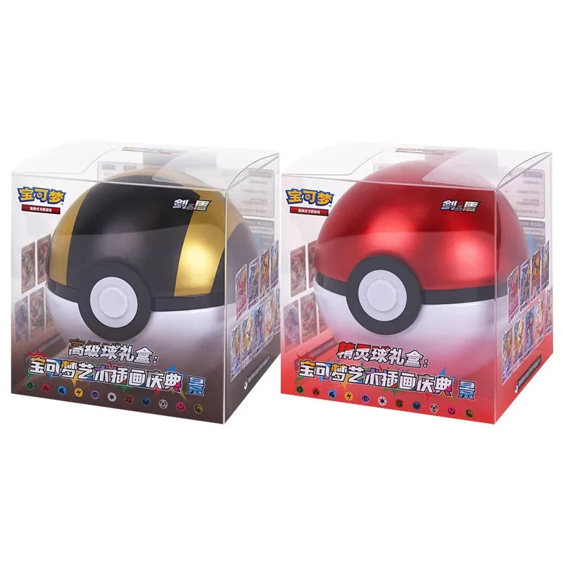 100% Original P0ke Ball Master Balls Premium Ball Gift Box Pokém0n Cards Ptcg Simplified Chinese Original Pack Children Birthday