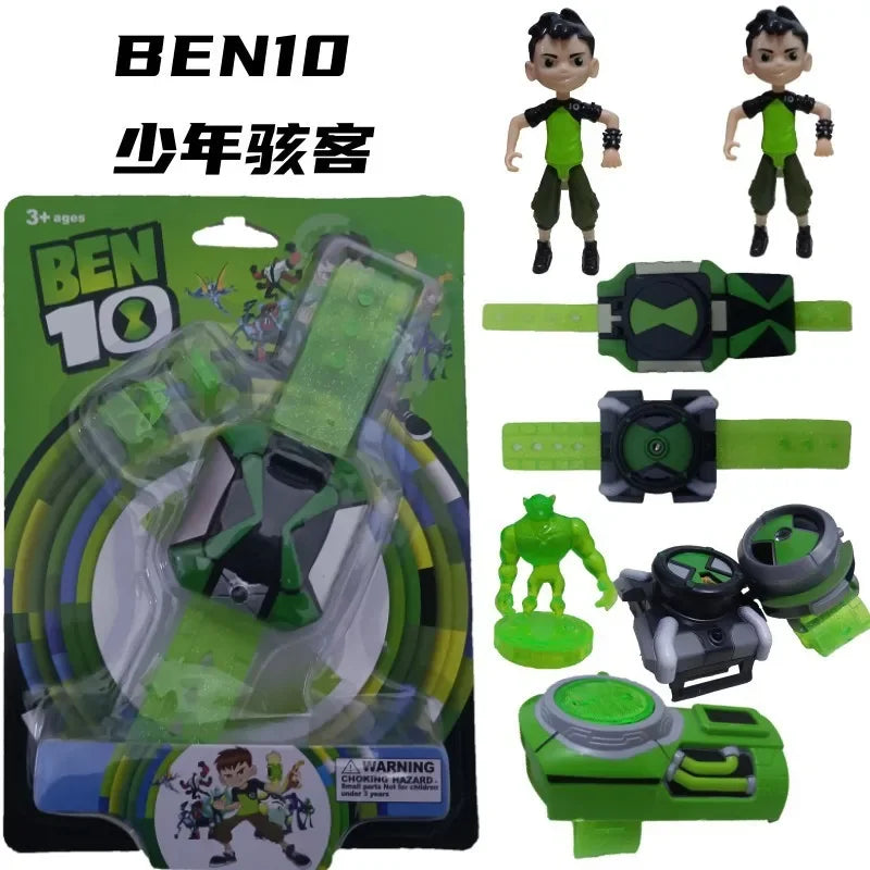 Ben10 Omniverse Action Figures Omnitrix Ben Tennyson Projection Watch Sound Light Doll Model Collect Ornaments Gifts Toy