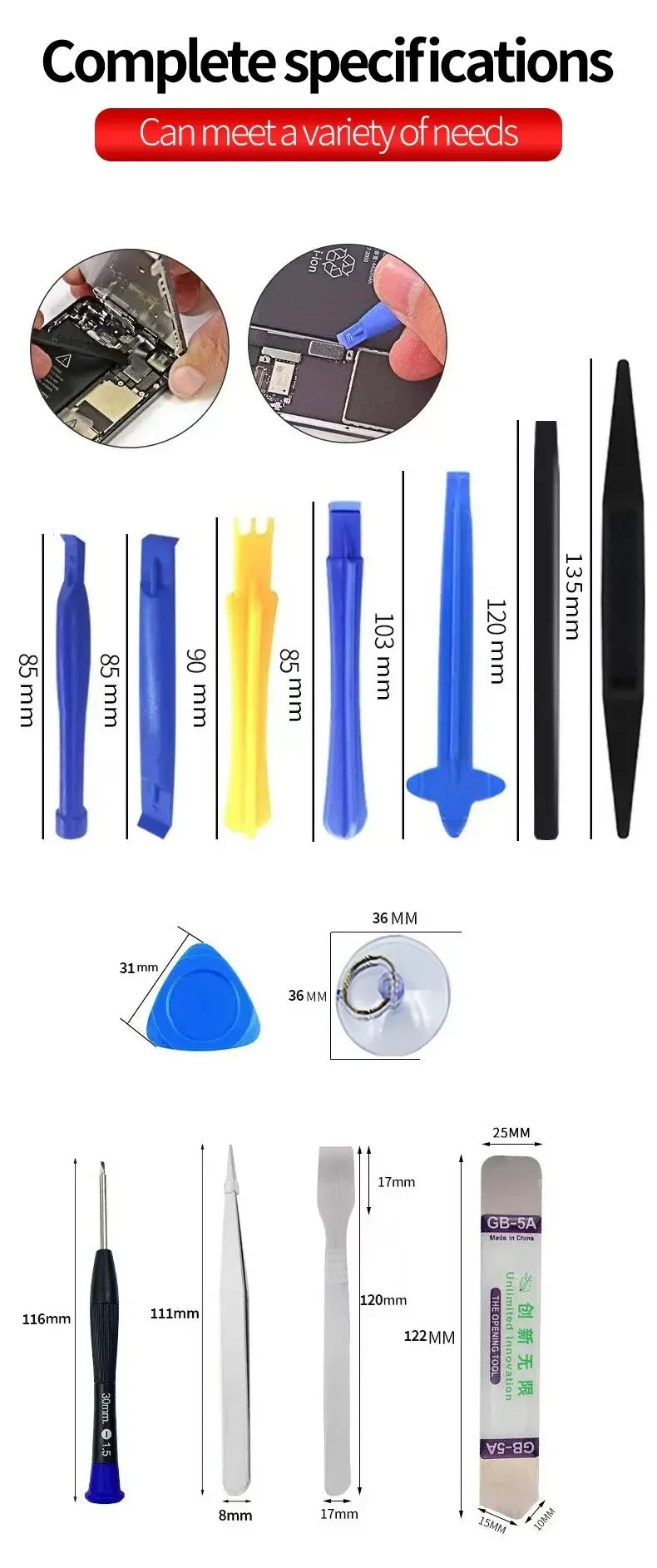 22 In 1 Universal Phone Repair Tools Kit Set Mobile Phone iPad Laptop Screwdriver Maintenance Kit Repair Tools Opening Set