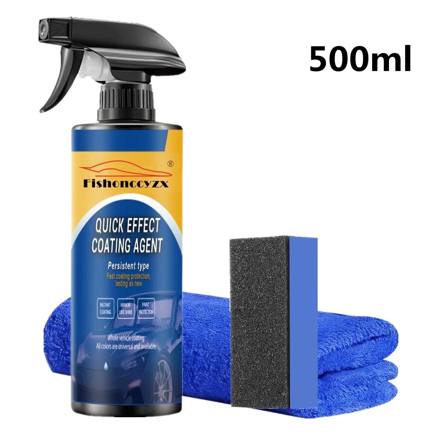 Car Coating Spray Quick Effect Coating Agent New Quickly Coat Car Wax Car Scratch Wax Polish Spray Waterless Wash