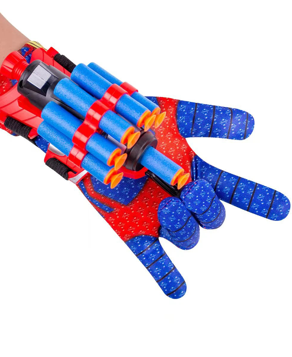 Spider Launcher Chidlren Toy Glove Web Shooters Halloween Wristband Prop Boys Cosplay Figure Game Christmas Kids Present Toys