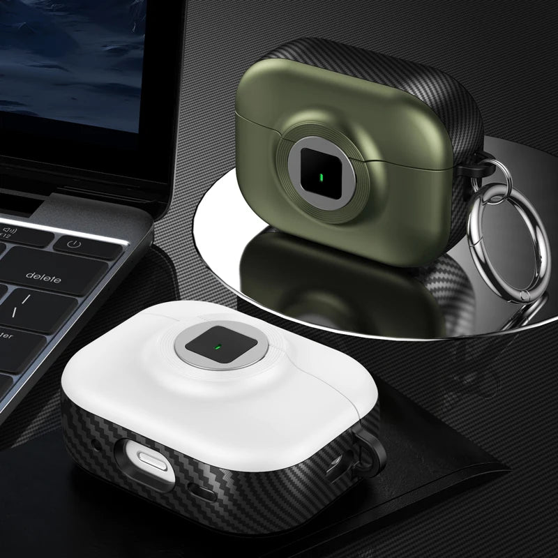 Magnetic Headphone Case for Airpods 4 pro 3 2 1 with Secure Lock Wireless Charging Compatible with Camera Series