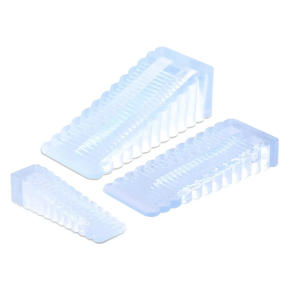 Door Stops Rubber Door Stopper Silicone Anti-collision Safety Door Stoppers Door Joints For Household Hardware Tools