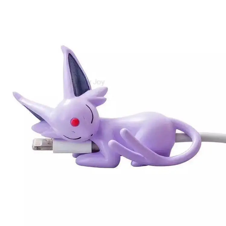 Hot Anime Figure Usb Protective Case Cable Bite Cup Pet Eevee Dolls Cosplay Prop Accessories Toy Gift