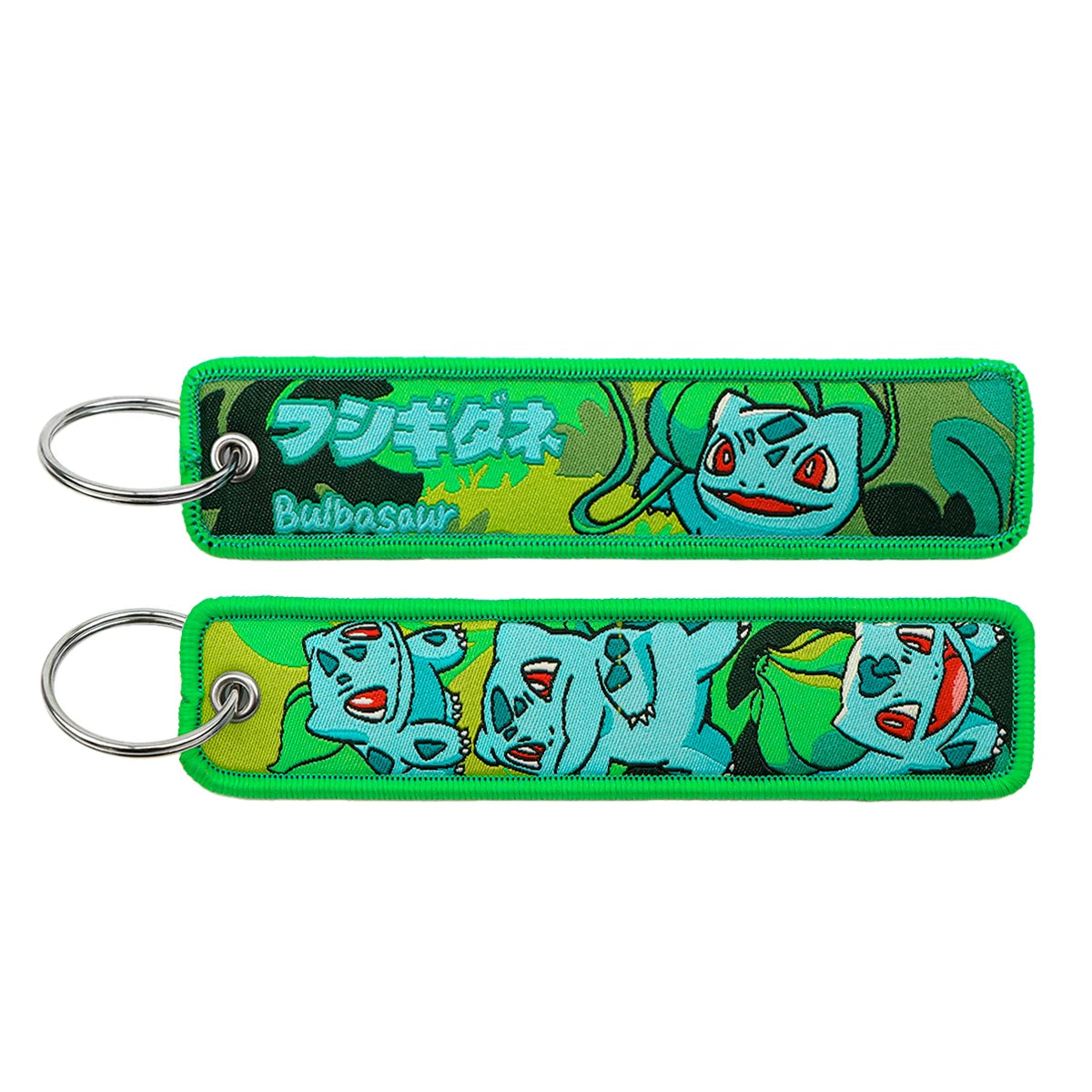 Cute Anime Elf Embroidery Key Fobs Cool Game Key Tags Keychains for Motorcycles Cars Fashion Key Rings Accessories Gifts 1pcs