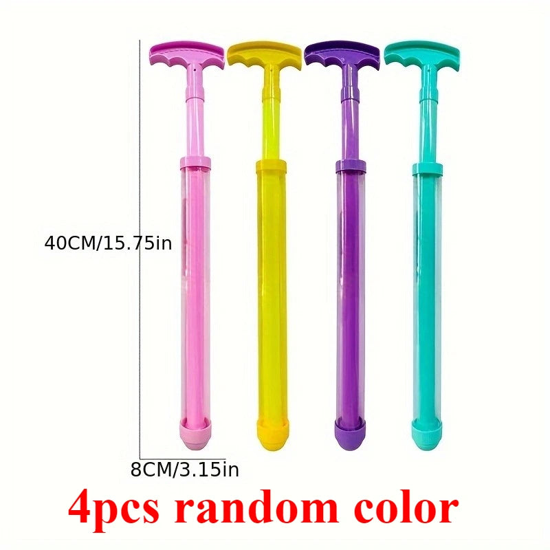 4pcs Colorful Fireworks Water Gun - for Parties, Water Parks, Games, and Romantic Celebrations, with A Sturdy Structure