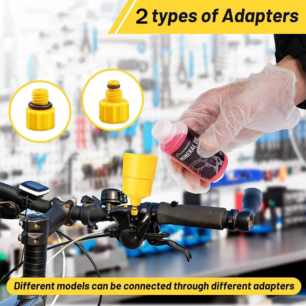 60～120ML Bicycle Brake Oil Bleed Kit Tools For SHIMANO,TEKTRO,Avid,Series MTB Road Bike Brake Repair Tool