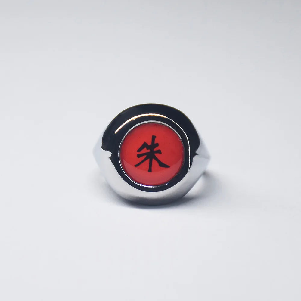 Anime Cosplay Ring Set Akatsuki Itachi Ring For Women Men Metal Finger Jewelry Accessories Cool Best Friend Child Gift