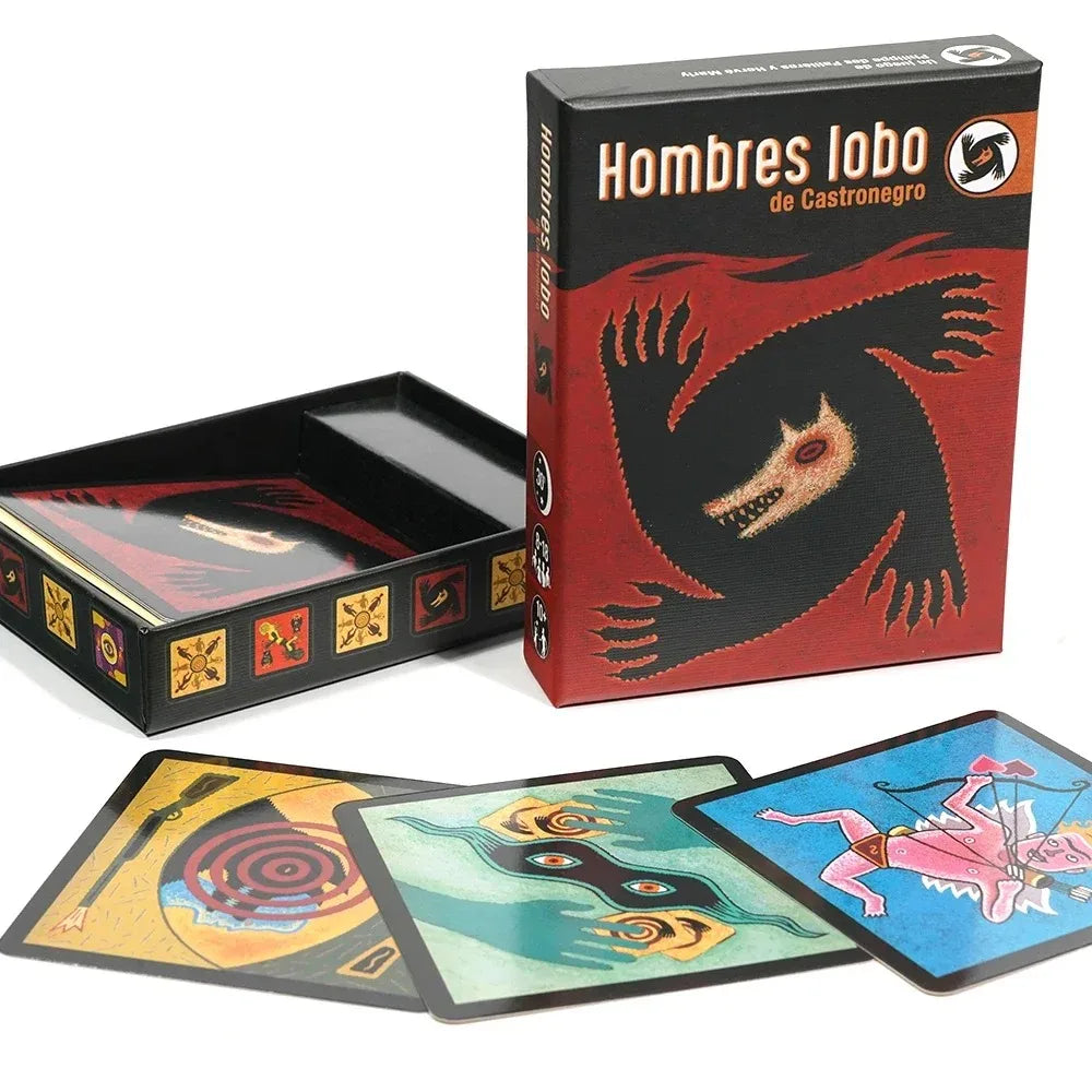 The Werewolf Cards 24 Table Game With Paper Guidebook, Puzzle Leisure Family Friend Party Board Deck,Halloween Christmas Gifts