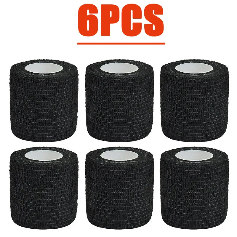 3/15/30/48Pcs Black Sport Self Adhesive Elastic Bandage Wrap Tape Elastoplast For Knee Support Pads Finger Ankle Palm