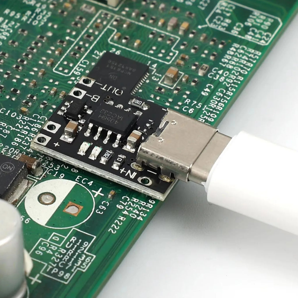 1-20PCS Universal USB Type C Charging Board 3.7V Lithium Battery Charger Board Over Module with Protection Circuit Connectors