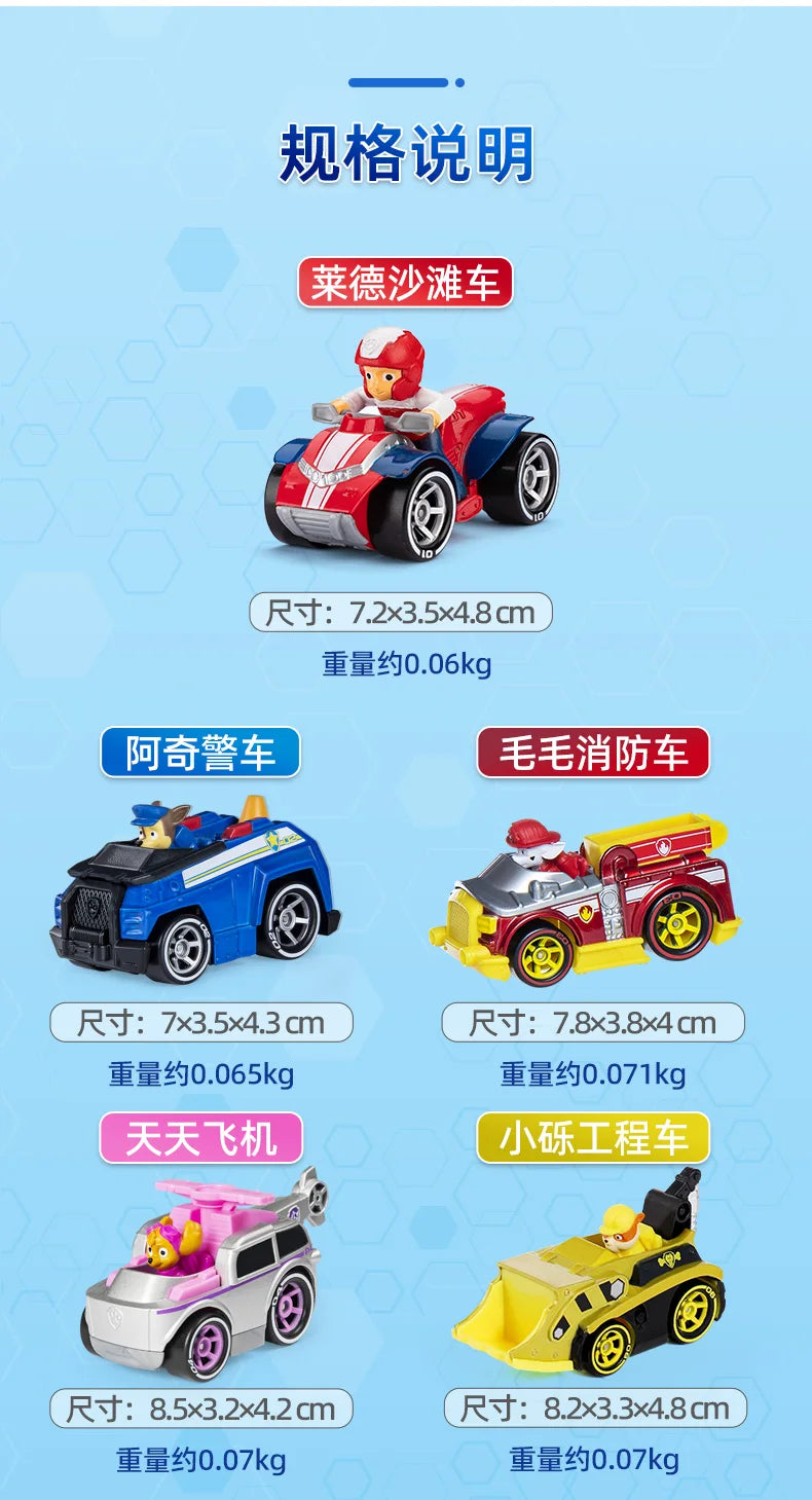 Original Box PAW Patrol Ryder True Metal Rescue Collectible Diecast Figure 1:55 Scale Birthday Christmas Gift Action Figure Toy