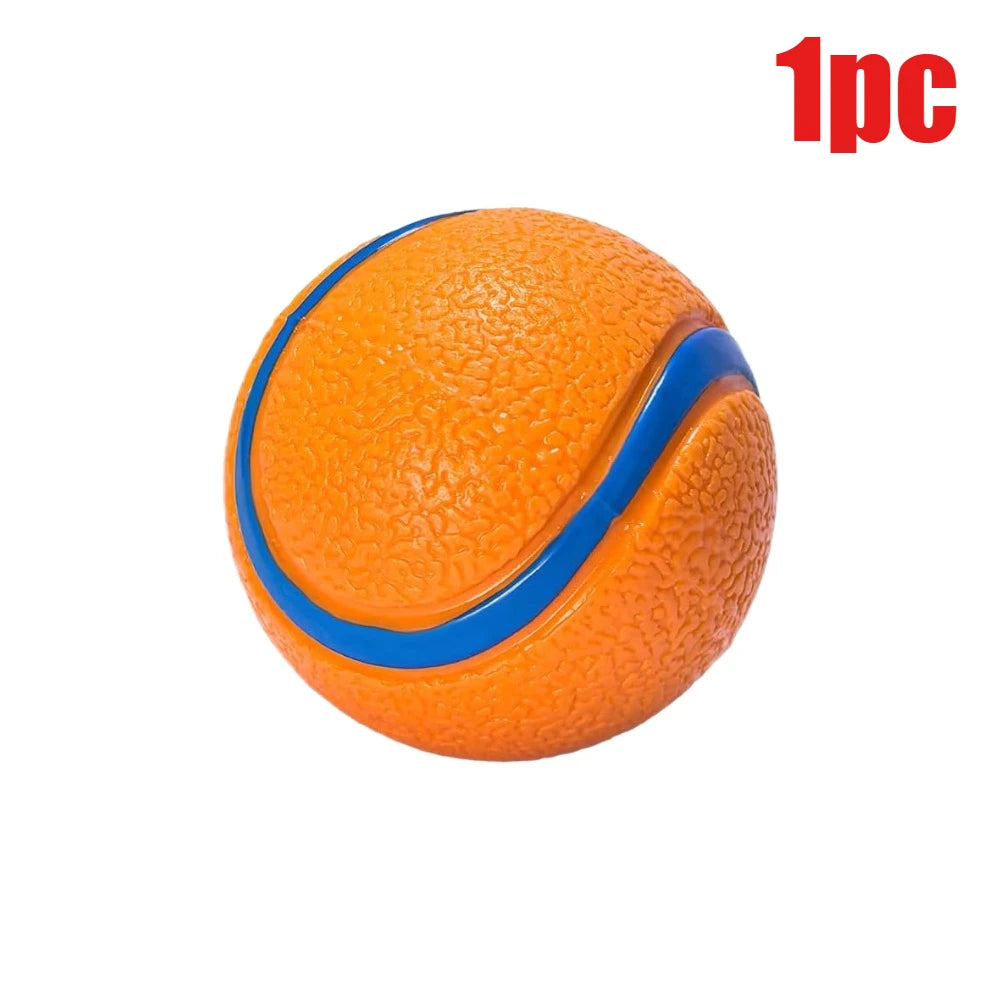 Dog Toy Ball Dog Fetch Ball Toy Tough Pet Ball Puppy Chew Toy Solid Elastic Jumping Ball Pet Accessories For Large Medium Small