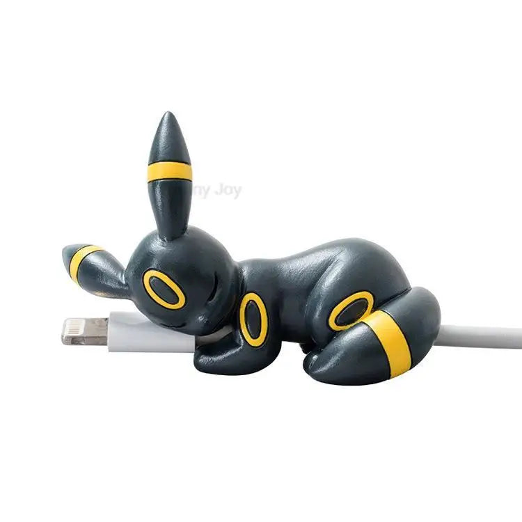 Hot Anime Figure Usb Protective Case Cable Bite Cup Pet Eevee Dolls Cosplay Prop Accessories Toy Gift