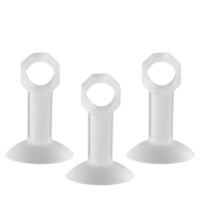 12 pcs Suitable For Door Handles Silicone Door Stop No Need To Punch Holes Anti-collision Doorstop Anti-collision Artifact Easy