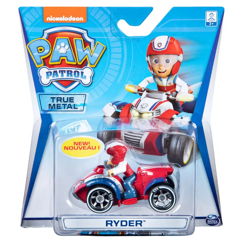 Original Box PAW Patrol Ryder True Metal Rescue Collectible Diecast Figure 1:55 Scale Birthday Christmas Gift Action Figure Toy