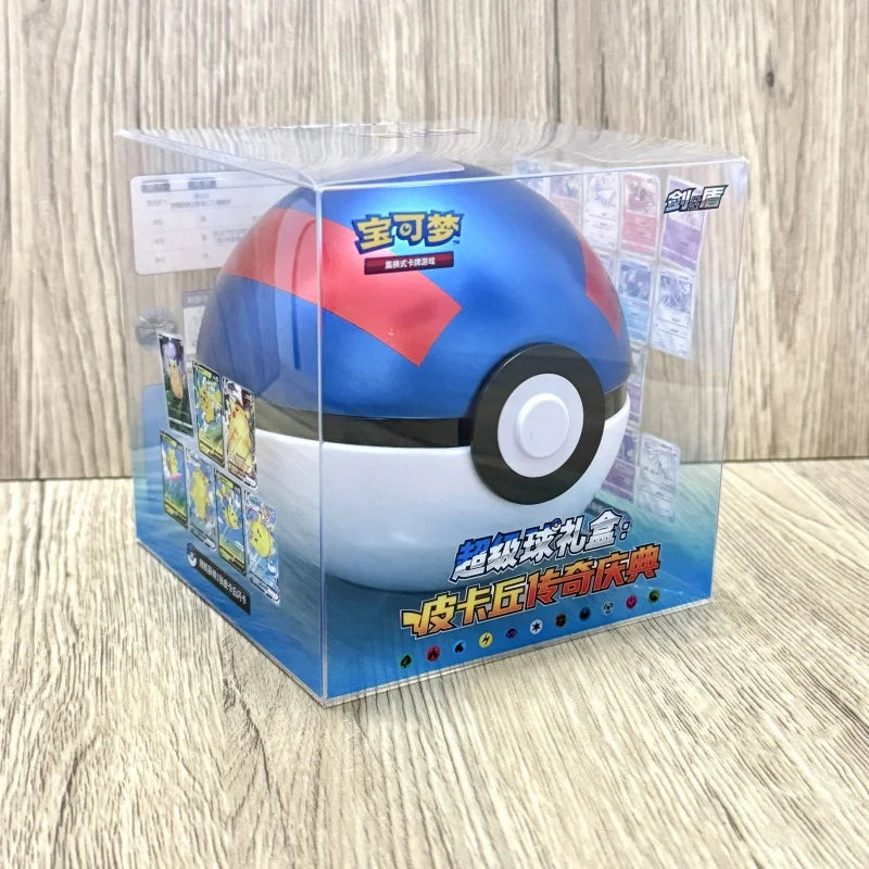100% Original P0ke Ball Master Balls Premium Ball Gift Box Pokém0n Cards Ptcg Simplified Chinese Original Pack Children Birthday