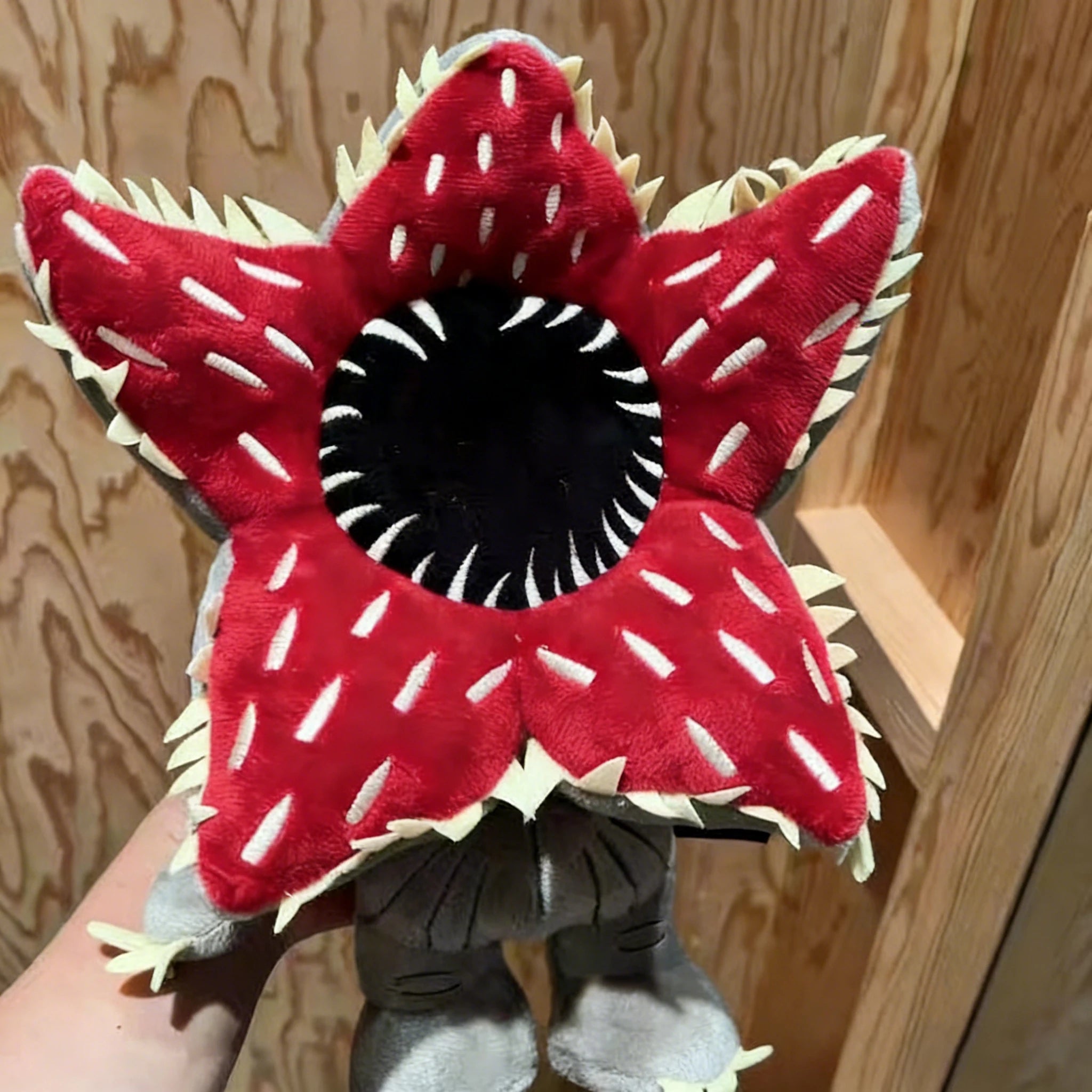 //"Devil Eating Human Flower" cartoon game character plush toy, cute little devil stuffed doll, children's gift