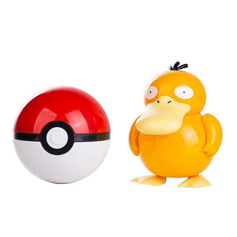 About Pokemon Anime Figure Charizard Pikachu Gyarados  Pocket Monster Figure Pokeball Action Deformation Toy Model Gift