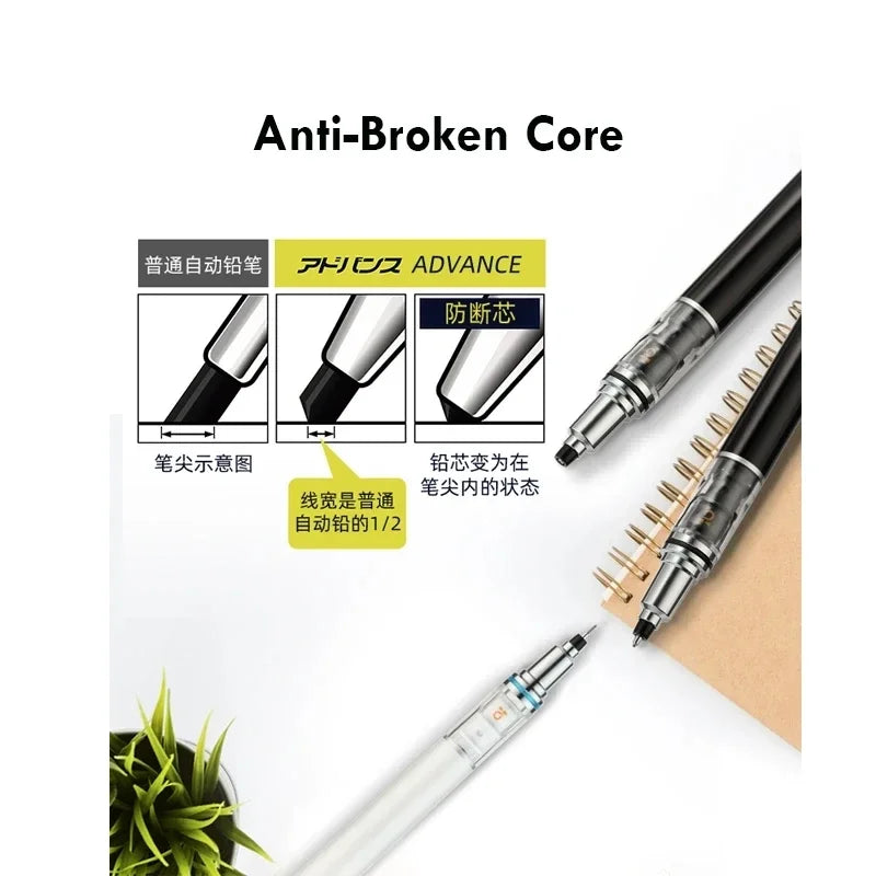 Japan UNI KURA TOGA Mechanical Pencil 0.5mm Automatic Rotation Drawing Special Pencil M5-559 Stationery Cute School Supplies